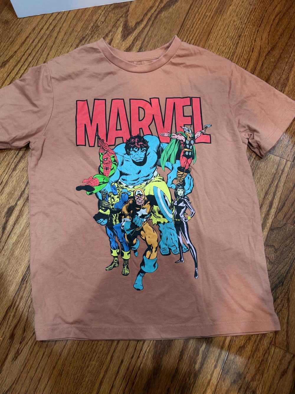 Marvel Kids Short Sleeve Tee in Rust